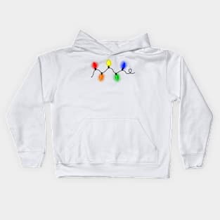 Christmas lights Kids Hoodie